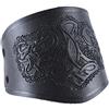Battle-Merchant Armguards in pelle, con martello di Thor, corta - Bracciale Armstulpe vichingo LARP medioevale