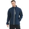 MISEMIYA - Giacca Softshell da Lavoro Invernale Softshell Professionale da Uomo. RIF: 6432-3XL, Blu Navy
