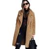 Peuignao Giacca Pile Donna Teddy Cappotto Lungo Donna Giacca Termica Felpata Sherpa Donna Fleece Jacket Invernale Giubbotto Pile Peloso Felpato Giacche Pile Felpate Teddy Donna Giacca Orsetto Pelosa Donna L