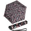 Knirps Ultra US.050 - Ombrello tascabile Slim Manual, ultra leggero e piatto, resistente alle tempeste, antivento, 21 cm, Abbraccio nero, 90 cm