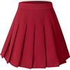 HOEREV Minigonna Pieghettata a Vita Alta Gonna Corta per Tennis Skateboard e Scuola per Donne e Ragazze EU 34 IT 40, S,girovita 68 cm