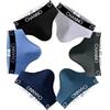 Channo Slip da Uomo in Cotone, Tinta Unita e Uniforme - Confezione da 6, Multicolore, 3XL