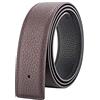 Vatee's Cinture reversibili pelle genuina per gli uomo cintura sostituzione | Cintura in pelle donna, Senza fibbia, 34mm/38mm Larghezza
