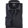 OLYMP Camicia da uomo a maniche lunghe, Luxor, raso, Luxor Modern Fit, 19 Global Kent, Nero 68., 38