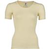 Engel Natur, Maglietta da Donna a Maniche Corte, 100% Lana (kbT) (Naturale, 46-48 EU)