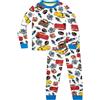 Disney Pigiama Cars Bambino | Saetta McQueen Pigiami Ragazzo | Pigiama Bambino Manica Lunga | Bianco 2-3 Anni
