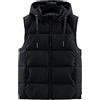 Peuignao Gilet Imbottito Uomo Invernale Con Cappuccio - Giubbotto Smanicato Taglie Forti Oversize - Giacca Senza Maniche Trapuntata Puffer Per Outdoor