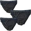 Intimo College Mutande Uomo Slip Cotone 12-6 Paia Underwear Uomo Oeko-Tex 100% Taglie Forti Uomo Anallergiche e Traspiranti Anti Cattivi Odori Prodotto Italiano (M, 6pz Nero)