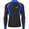 FDX Maglia Ciclismo Uomo Invernale, Antivento, Calda, Maniche Lunghe, Idrorepellente e Leggera; Giacca Termica da Bici per Ciclismo e Corsa.(Black/Blue, 2XL)