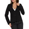 Ballandoro Blazer Donna Elegante Corto - Giacca Leggera Casual Elegante | Blazer Corto Cerimonia Jersey, Made in Italy, per Completo e Tailleur, Coprispalle Cardigan Giacchino Taglie Forti