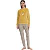 Noidinotte; more than pyjamas Noidinotte - Pigiama Donna Bear in ciniglia Girocollo - M Giallo
