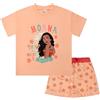 Disney Moana/Oceania - Vaiana - Pigiama a Maniche Corte per Bambini - 100% Cotone - 3-4 Anni: 104cm