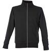 JRC Atlanta Man Felpa da Uomo in Cotone Poliestere Chiusura Zip Tasche Laterali Collo a Lupetto Nero (L)