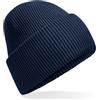 Hatstar Caldo berretto da donna | berretto invernale da uomo a maglia grossa | berretto di lana | unisex per uomo e donna | morbido e spesso, blu navy, M/taglia unica