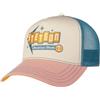 Stetson American Diner Trucker Cappellino da baseball, da uomo, con ombrello, fodera, fodera primavera-estate, Colore: rosa., Taglia unica