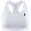 Craft Core Training Bra Classic | Reggiseno Sportivo da Donna M | Bianco | Tenuta Media | Intimo Sportivo Quick Dry da Donna | Tessuto Traspirante | Reggiseno da Donna Senza Ferretto