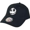 The Nightmare Before Christmas Legend Icon Officielle Disney Jack Skullington Snapback Baseball cap - Unisex Casquette | Adjustable Hat with Visor | Streetwear,One Size,Noir