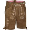 KOSMEEU Oktoberfest Uomo Lederhosen Costume Pantaloni Oktoberfest Bavarese Lederhosen Vestito Tirolese Marrone 50