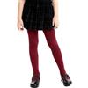 LOLANTA Collant termici per ragazze, calzamaglie foderati in pile, Bambina collant spessi per la scuola invernale, Rosso, 3-5 anni, S