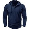 MakingDa Athletic Manica Corta Con Cappuccio Uomini Moda Allenamento Palestra Pullover Camicia Con Cappuccio Pulsante Muscle Fit Estate Felpa Leggera Hip Hop Running Boxing Hiking Sport Hoodys T-Shirt