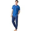 Noidinotte; more than pyjamas Noidinotte - Pigiama Uomo Estivo in Cotone Articolo Navy DOT. - L Blu