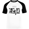 Vendax Genesis - The Lamb Lies Down On Broadway Unisex Maglietta da Baseball A Maniche Corte Uomo Donna Bianca Nera