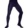 Aurellie Collant Opachi Quotidiani con Piedino Uomo Rocky 60 Denier, Blu scuro, Taglia unica