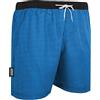 GUGGEN Mountain Costume da bagno da uomo, ad asciugatura rapida, 596, con coulisse, da spiaggia, da uomo, con motivo a righe blu e giallo, Blu-viola, 4XL
