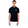Emporio Armani EA7 Polo Bicolore Tennis PRO in Tessuto Tecnico VENTUS7 da Uomo, 7M000168 (IT, Testo, XL, Regular, Regular, Blue)