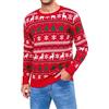 Gyabnw Maglione Natalizio Uomo in Maglia Girocollo | Pullover caldo, design natalizio, modello casual per inverno, feste e idee regalo
