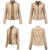 HAOLEI Giacca in Pelle Donna Nera Trapuntata Giubbino Biker Giubbotto Moto Vera Pelle Bomber Donna Giacca Pelle Moto Donna Giubbino Ecopelle Donna Giacca Donna Autunno Giacca Donna Invernale Offerta