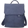 Zwei Mademoiselle.M Rucksack MR8 Nubuk-Blue Zaino, Talla única Adulti Unisex