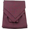 Avantgarde - ASCOT DI SETA STAMPATA MADE IN ITALY ROSSO VINO SPLENDIDO CASHE COL var 1, colore rosso bordeaux 1