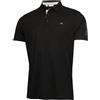 Calvin Klein Polo Traspirante da Uomo Uni Golf Traspirante - Nero - M