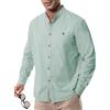 Suwangi Camicia Uomo Manica Lunga Casual Spiaggia Collo Coreana Shirts