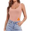 Joyshaper Canottiera termica da donna, calda, senza maniche, basic | Gilet termico intimo basic invernale termico base layer