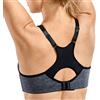 SYROKAN Reggiseno Sportivo Massimo Sostegno Frassino Fiore Scuro 4H