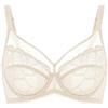 DOBREVA Donna Reggiseno in Pizzo Minimizer con Ferretto Senza Imbottitura Pergamena 3D