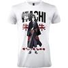 Difuzed T-Shirt Naruto Itachi Uchiha. Maglietta Ufficiale. Maglia Unisex Bianca. Adulto Ragazzo. (XXL)