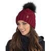 Vivisence Berretto con Pompon Donna Caldo Ideale per Giorni Freddi 7014