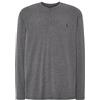 El Búho Nocturno Maglietta Pigiama Uomo Cotone Maniche Lunghe Unito T-Shirt Uomo, 75% Cotone, 25% Viscosa, Grigio 7533, XXL
