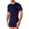 Risalti Maglietta Intima Uomo Bamboo Girocollo - Maglia Uomo Manica Corta Senza Cuciture, Bamboo T-Shirt in Viscosa più Morbida del Cotone, Traspirante e Confortevole - Made in Italy