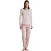 Noidinotte; more than pyjamas Noidinotte - Pigiama Donna in Cotone con Top Manica Lunga e Pantalone
