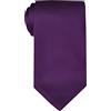 Remo Sartori - Cravatta In Pura Seta Tinta Unita, Larghezza cm 8, Made In Italy, Uomo (Viola)