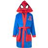 Marvel Accappatoio ufficiale DC Superman Kids | Accappatoio supereroe con cappuccio extra morbido per bambini | Vestaglia 3D a maniche lunghe Caratteristiche Accappatoio
