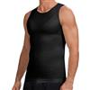HANERDUN Camicia Compressiva Uomo - Alta Elasticità, Modellante per Addome, Antiscivolo, Invisibile sotto i Vestiti - Perfetta per Fitness, Ufficio e Uso QuotidianoCompressione Uomo