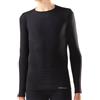 Iron-Ic - T-Shirt Bambino Maniche Lunghe Thermo Dry Seamless Traspirante con Tecnologia I-Soft - Comfort Termico e Fitting Slim - Art. 201776 (12/14, Nero)