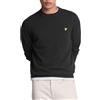 Lyle & Scott Maglione da uomo con scollo rotondo. Accogliente ed elegante - cotone con lana per un comfort invernale