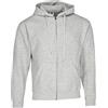 Fruit of The Loom Felpa da Uomo con Cappuccio e Zip Frontale, Grigio mlange, L
