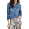 GUESS Camicia jeans donna Guess regular fit blu ES24GU84 W4RH76D59K2 M
